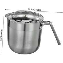 Separador De Huevos Inoxidable Divisor De Claras y Yemas Cubo Divisor De Huevos - 1 - Ver 4