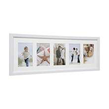 Multi Aperture Photo Picture Frame 3 5 Or 6 Aperture 5 Aperture White - 5ApertureWhite - View 5