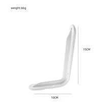 2 Soportes de Hierro para Estantes: Soportes de Soporte en Forma de L, Adecuados para Estantes de Pared, Soportes de Fijación de Ángulo Recto de Alta Resistencia