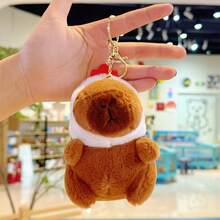 Llavero colgante de peluche de Capibara, muñeco de peluche suave colgante para mochila, decoración de llavero para bolso de coche, regalo, Capibara, Peluche de Capibara, Capibara, Capibara de ganchillo, Bolso de Capibara - Multicolor - Ver 16