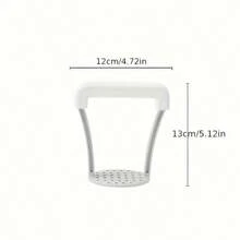 1pc Handmade Potato Masher And Fruit Shredder - Heavy Duty Plastic Manual Grinder With Easy To Grip Handle, Efficient For Crushing Sweet Potatoes, Carrots, Apples - Durable Kitchen Tools - Multicolor - View 7