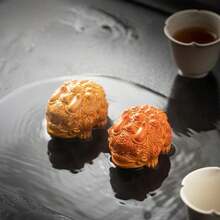 Mascota deé de Resina que de Color - Figura de León Zhaocai Pixiu Accesorios de Juego deé Kung Fu Decoración Única para Mesa deé Regalo - B - Ver 5