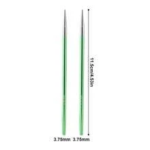 9pcs/Set Colorful Stainless Steel Detachable Circular Needles, Crochet Hooks, Interchangeable Connectors, Suitable For DIY Sweater, Scarf, Doll Knitting And Crocheting Projects, Gift For Knitting Enthusiasts - Crochet - View 11