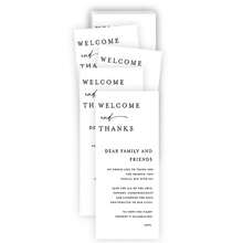 10/30 Pcs Modern Minimalist Welcome & Thank You Notes, Simple Wedding Theme Table Cards For Guests, 1st Anniversary Gift Ideas, Premium Quality, Stylish Design - Multicolor - View 7