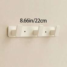 1pc Aluminum 4-Hook Coat Rack, Storage Hooks, Wall-Mounted Storage Hooks, Retro Style Coat/Key Hooks (White/Grey, 1/3/4/5/6 Hooks), Suitable For Bathroom, Kitchen And Entryway, Bathroom Decor And Accessories, Coat Rack, Aluminum 4-Hook Coat Rack, Wall-Mounted Storage Hooks, Retro Style Coat/Key Hooks, Suitable For Bathroom, Kitchen And Entryway (Black, 3/4/5/6 Hooks) - Multicolor - View 25