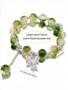 1/3件套时尚串珠星星“银河溺亡”双鱼座手链，ins风手链，疗愈水晶手链，用于精神能量疗愈，送给女友、妻子或伴侣的理想礼物 - 多色 - 查看 11