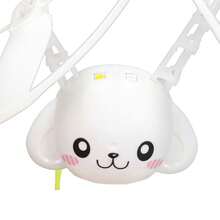 Cute Bunny Airplane Bubble Machine - Automatic Induction Bubble Machine, Indoor/Outdoor Toy For Children, Perfect For Gardens And Parties, Rechargeable, Suitable For Children Aged 3 And Over.