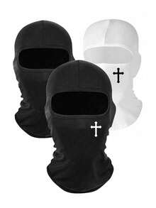 1个/2个装男女通用拉法帽滑雪面罩，防风面罩，适用于骑行、滑雪、户外活动和日常使用 - 彩色 - 查看 4