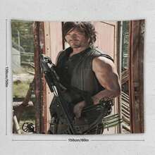 Tapestry Daryl American Dixon Pink Flag Norman Reedus Wall Art Tapestries - 彩色 - 查看 13