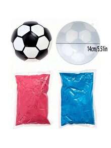 1pc Gender Reveal Soccer Set, Suitable For Outdoor Sports - Multicolor - View 9