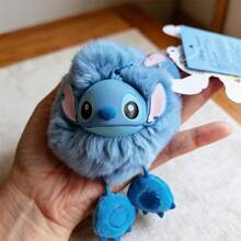 Miniso 迪士尼史迪奇/抱抱熊球串珠项链吊坠，可爱卡通人物吊坠，节日/日常礼物，完美生日礼物，涤纶材质（1个） - 彩色 - 查看 3