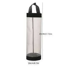 1pc Hanging Garbage Bag & Toilet Paper Storage Bag, Grey - Multicolor - View 2