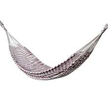 CYPNALL NAHLO Hamaca 100% de Algodón Portátil Hamacas Ligeras Colgante para Jardin Camping terraza SoporteFashion - Burdeos - Ver 8