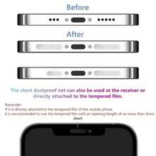 Universal Metal Mesh Anti Dust Proof Adhesive Net Cover Sticker For IPhone 17 16 15 ProMax 16Plus Speaker Hole Anti-Dust