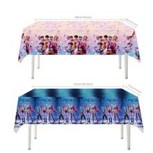 Witch Hunting Theme Party Tablecloth, Multiple Styles, Disposable Waterproof And Stain-Resistant Tablecloth, Party Decorations, Birthday Party Supplies, Perfect For Friends And Couples, Also An Ideal Gift For Valentine's Day, Thanksgiving, New Year, Christmas - Multicolor - View 4