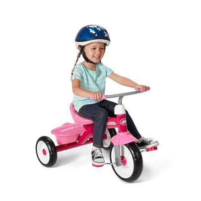 JCH-Radio Flyer Classic 's Tricycle Outdoor Toy for Young Maximum Weight 22 Kilograms Recommended for from 2 to 5 Years Color Pink