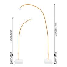 RibasuBB Upgraded Balloon Arch Stand Kit In Gold, Includes 1.5m & 2.5m Bendable Frames With Complete Accessories For Event Decor - A - View 4