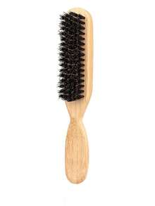 1pc Bamboo Hair Brush, Natural Boar Bristle, Essential Styling Tool, Suitable For All Hair Types Including Thick And Fine Hair, Ideal For Grooming, Personal Care And Beauty, Unisex, Perfect For Back-To-School, Travel, And Women's Hair Accessories. This Hair Brush Set Includes Comb, Detangling Brush, Ball-Shaped Brush, Mini Brush Set - Khaki - View 7