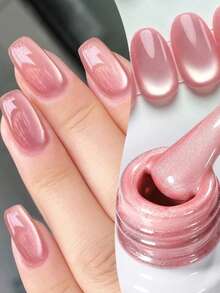 BORN PRETTY 10ml 玻璃珠猫咪磁性凝胶眼胶 粉色 绿色 紫色 蓝色 UV LED 可卸半永久 DIY 美甲沙龙