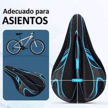 Asiento para Bicicleta Funda para Sillín de Bicicletas Super Suave, Cubierta de Sillín Acolchada y Gruesa, Accesorio Bicicleta, Espuma, Sillín Gel Montaña,39944063 - Multicolor - Ver 5