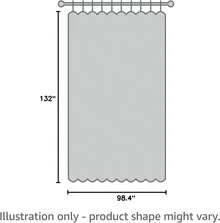 Patio Door Curtain Sound Blocking, Bedroom Privacy Room Divider Curtain Screen Partitions, Thermal Insulated Blackout Closet Sliding Door Curtain (1 Panel, 8.3ft Wide By 7ft Long, Gray) - NAVY - 查看 10