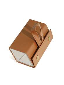 1pc 2/3/4/5/6 Grid Foldable Sunglasses Storage Organizer Rack, Eyeglasses Display Stand, Travel Carrying Case, Essential For Back To School - Brown - View 13