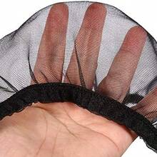 Cubierta de jaula de pjaros de 4 colores Cubierta de jaula de pjaros Receptor de semillas Malla de nylon ventilada Receptor de semillas de jaula de pjaros Receptor de semillas de jaula de pjaros de gran tamao Protector de semillas (# 2) - negro - Ver 7