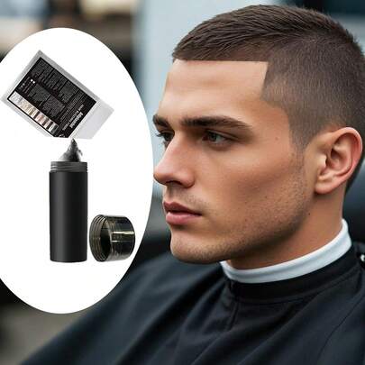 25克便携装增发纤维粉 - 快速增厚头发，遮盖稀疏，自然持久，男女皆宜，只需撒上梳子即可，让您在日常、约会、工作中都充满自信