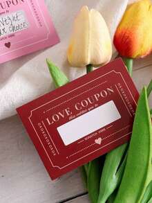 20pcs Scratch Card Coupon, DIY Valentine's Day Love Voucher, Creative Boyfriend Girlfriend Birthday Gift, Couple Anniversary Gift, Mother's Day Card, Best Surprise Gift Choice - Multicolor - View 7