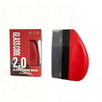 Multifunktionell vindrutetorkare för avimning och vattenavvisande - Tillverkad av ABS-harts med applikatorsvamp, ergonomiskt handtag, lämplig för vindruta, bilfönster, backspeglar och glas