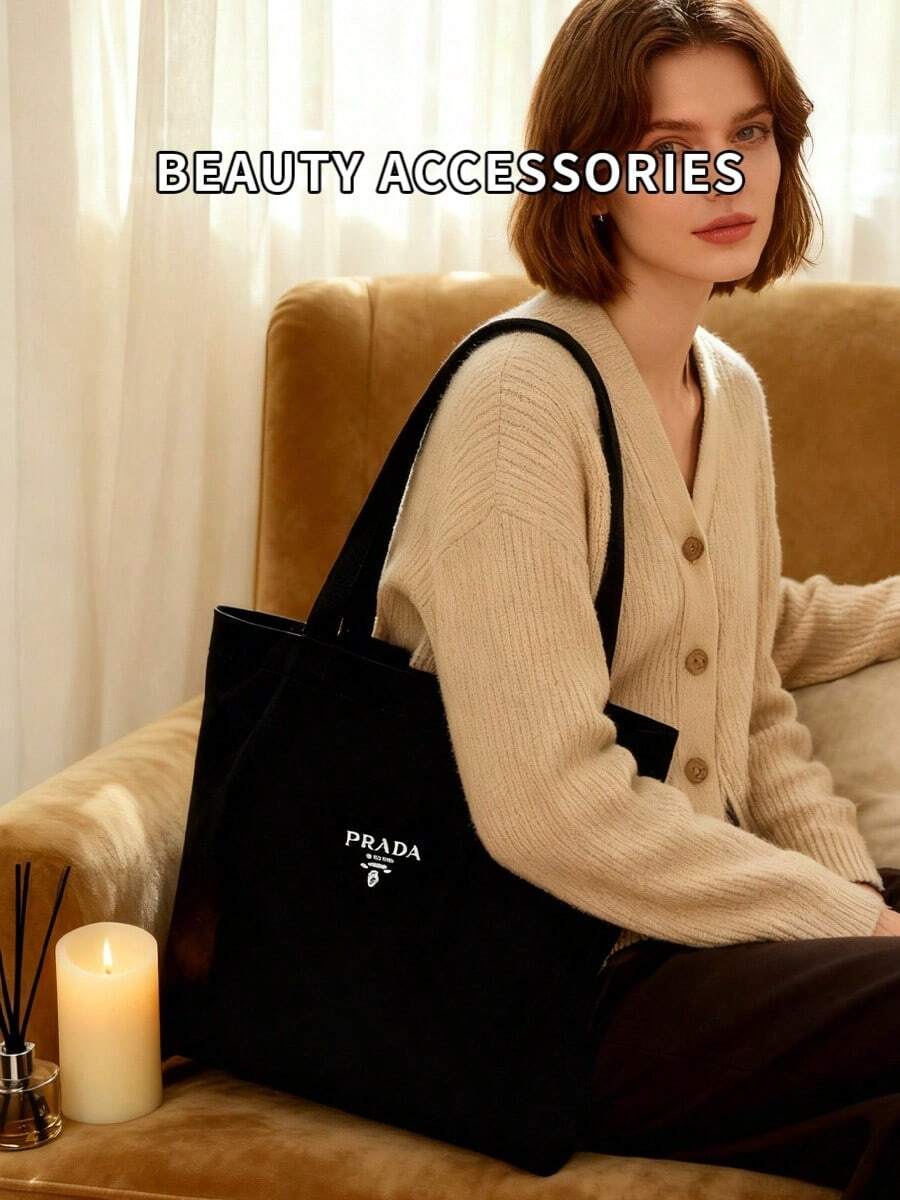 Prada 手提袋、收纳袋、帆布袋、午餐盒、午餐盒袋、盒装购物袋 - 黑色 - 查看 1