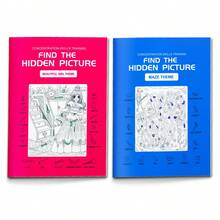 Libro de actividades para encontrar la imagen oculta, Busca y encuentra rompecabezas visuales, Escenas ilustradas detalladas con listas de objetos, Entrenar habilidades de observación y concentración, Desafíos que estimulan el cerebro, Diversión sin pantalla - Encuentra la imagen oculta - Ver 2