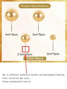 1-20 pezzi Decorazioni per torte in schiuma, disponibili in 4 dimensioni e molteplici colori, adatte per compleanni, matrimoni, addii al nubilato, battesimi, gender reveal festa, feste di pensionamento, feste a tema, festa di nascità e altre occasioni, realizzate a mano con possibili imperfezioni - Multicolore - Visualizzare 6