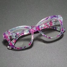 New Asymmetrical Polygon Design Glasses For Elderly 9007 - A - View 27