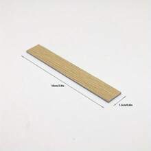 10pcs Mini Size Realistic Wood Grain Herringbone PVC Imitation Wood Flooring Model, Vintage Home Decor Natural Wood Color Herringbone Tile High Precision Detailed Texture DIY Dollhouse Accessories Miniature PVC Flooring Model Handmade Micro Landscape Scene Building Home DIY Decoration Imitation Wood Flooring Model - Multicolor - View 7