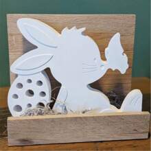 1pc Rabbit & Butterfly Silicone Mold, DIY Creative Easter Bunny Decor Plaster Mold, Holiday Home Decor/Gift Epoxy Resin Mold, Handcraft Casting Mold, Art Plaster Decorative Mold - White - View 7