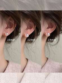 3 Pairs Fashionable, Sweet, Cute, Exquisite Starry Sky & Faux Pearl Stud Earrings, Minimalist New Luxury Elegant Earring Set, Suitable For Women's Daily And Holiday Wear