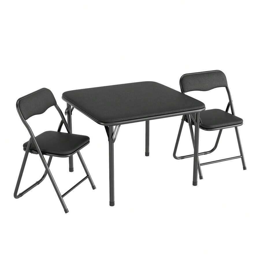 Techigher Folding Tables & Chairs - Black - View 1