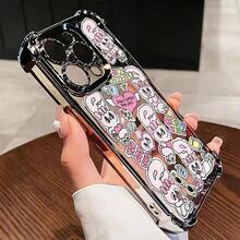 おしゃれなスマホケース  11/12/13/14/15/15pro/15 Plus/15 Promax/7plus/8plus/11pro/12pro/13pro/14pro/11promax/12promax/13promax/14promax/14plus/5 - ブラック - チェックする 1