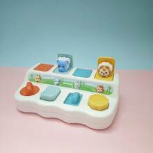 Brinquedo Sensorial Saltitante para Bebês com + de 18 Meses - Brinquedo Montessori de Classificação de Cores e Efeito Causa com Botões, Melhora a Responsividade do Bebê. Presente Perfeito de Aniversário/Natal/Halloween/Dia da Criança/Feriado para Meninos e Meninas Pequenos (Cor Aleatória) - Multicolorido - Visão 7
