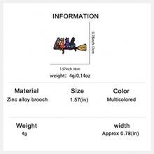 1PC Cute Cartoon Animals Cats Enamel Pins Funny Quotes Brooch Lapel Pin Badge On Backpack Clothing Accessories Fashion Jewelry Gifts - Multicolor - View 10