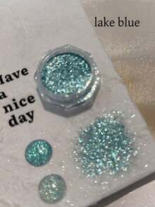 Polvo de arte de uñas con cristales de sal marina, polvo de brillo ultrarrefinado para escarchar uñas, manualidades para uñas, diseño de copos de nieve - Multicolor - Ver 11