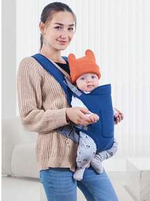 1pc 4 In 1 Baby Carrier Multi-Functional Front & Back Carry For Newborns,Adjustable All-Match Breathable Baby Carrier For Daily Travel Perfect For Comfort Convenienc - Nhiều màu - Xem 4