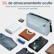 CYPNTravel Inspira Bolsa de Vacío para Viaje Correa Ajustable para Mochila Compresión Reutilizable IP67 Impermeable Ahorra Espacio en Maletas/Mochilas Gris 2 Pieza + BombaFashion - 226999797 - Ver 5