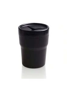 1pc Car Coin Storage Box, Multi-Functional Compact Car Mini Garbage Can With Lid, Desktop Organizer And Ashtray, All-In-One Storage Box, Car Cup Holder Tray, Vehicle Interior Trash And Coin Tray, Space-Saving Console Accessory For Car, Perfect For Coin Collection, Small Trash, Trash-Driving, Travel Companion, Auto Interior Organization, Everyday Car Workspace Upgrade - Upgraded Version - View 16