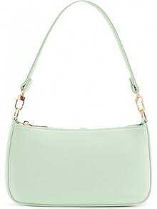 Women's Shoulder Bag - Light Green - View 9
