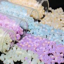 95颗彩色磨砂玻璃珠，珠宝制作DIY工艺珠子，配件和缝纫用品 - DIY - 查看 4