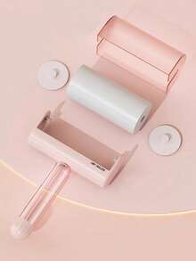 1 Set Reusable Lint Roller, Super Sticky Pet Hair Remover Roller, Pet Fur Remover, Pet Hair Brush, Animal Hair Remover, Sofa & Furniture Lint Roller With Replaceable Sticky Paper, Clothes Lint Brush - Multicolor - View 6