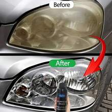 Car Headlight Restoration Repair Liquid, Headlight Shell Scratch, Yellowing, Aging Lens Repair Paste - Black - View 4