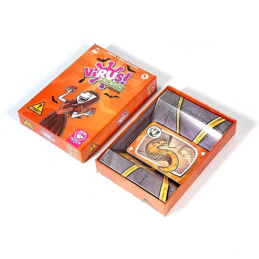 Virus! Game– Spooky Strategic Card Game: Themed Group Fun For Mature Players, Perfect For Adult Halloween Game Nights & Gatherings, Edgy Collaborative Challenge For 2+ Players - Multicolor - View 1